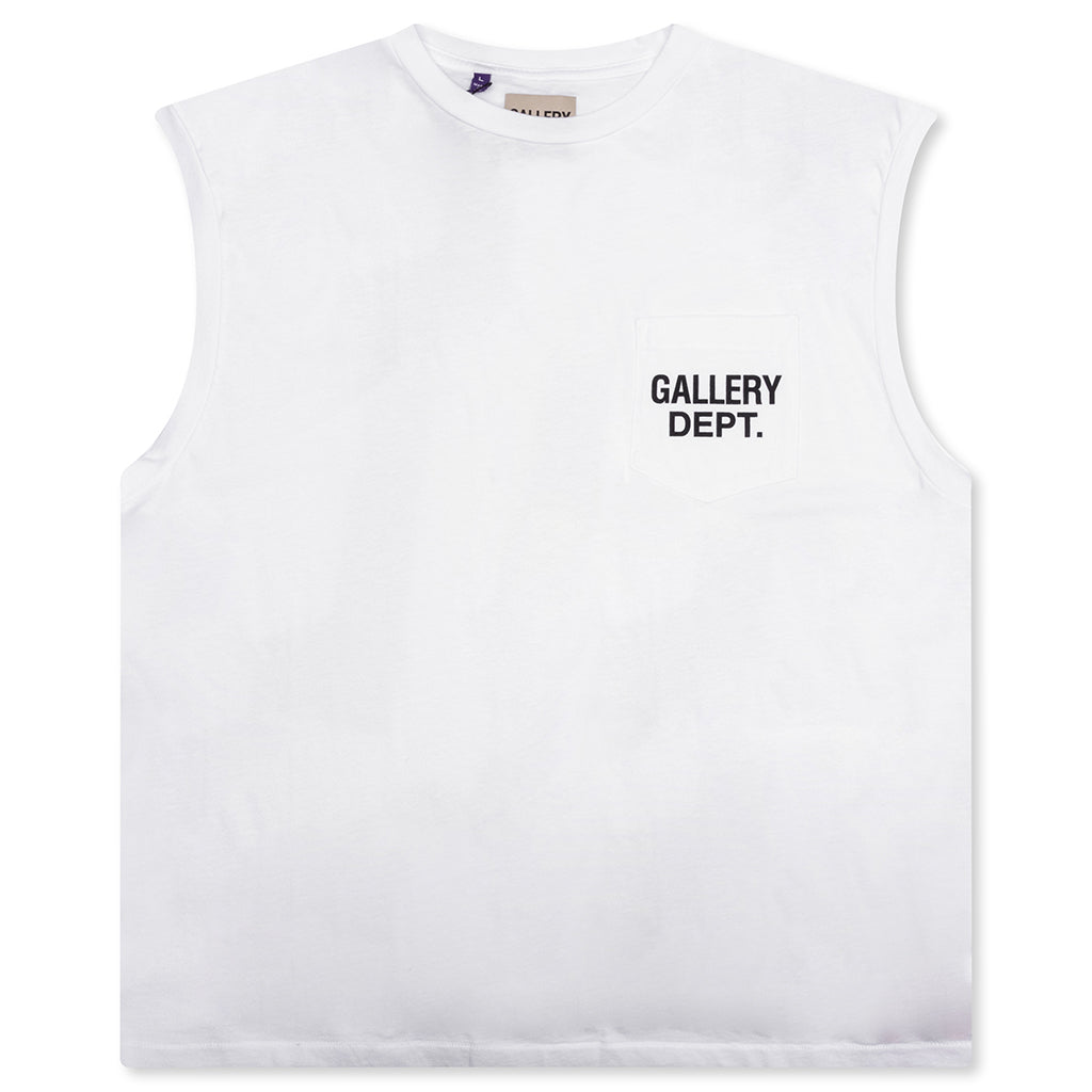 Augi Sleeveless Tee - White