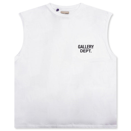 Augi Sleeveless Tee - White