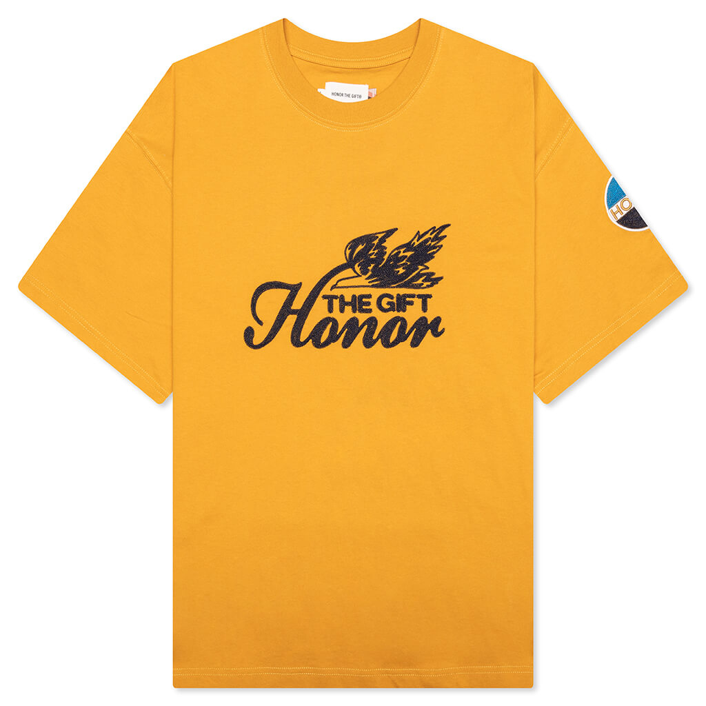 Auto Club Box Tee - Yellow