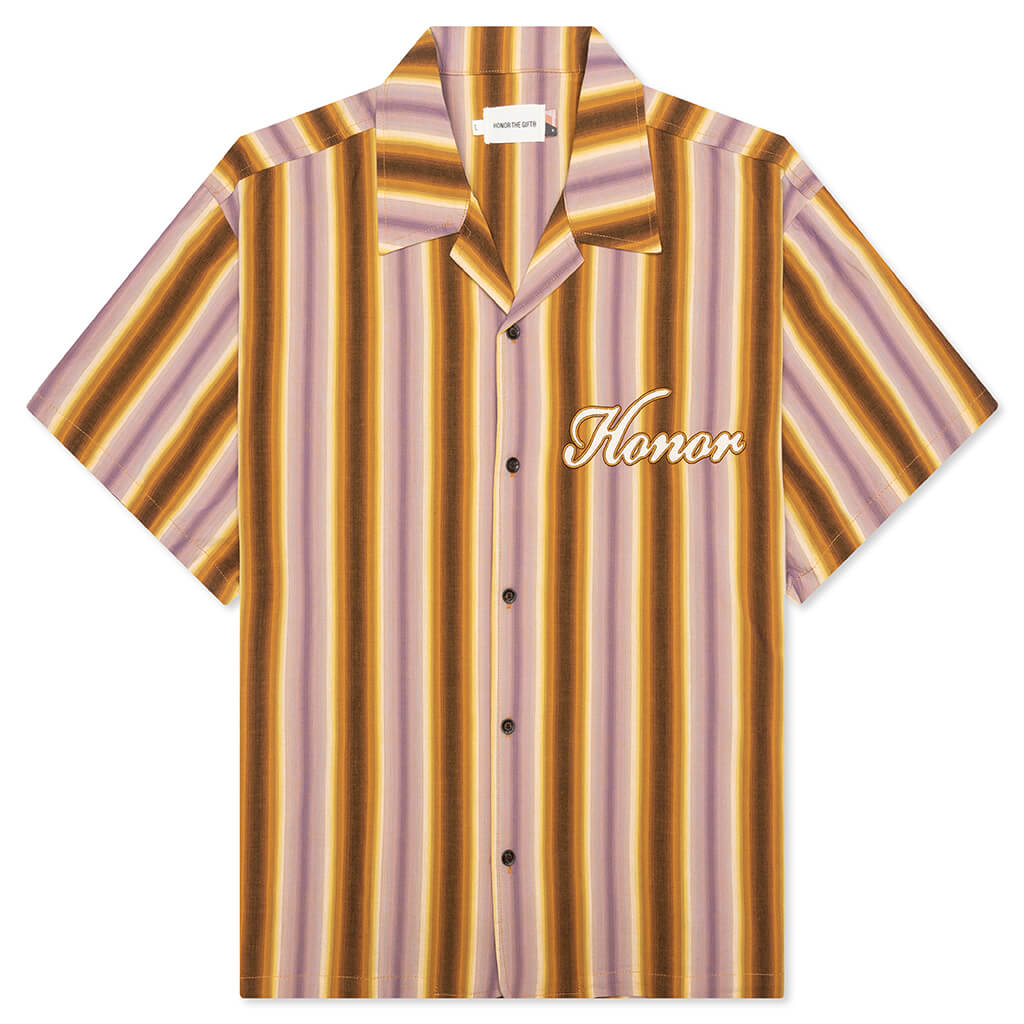 Auto Shop Camp Shirt - Brown