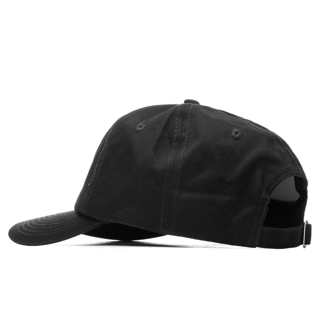 6 Panel Hat - Black