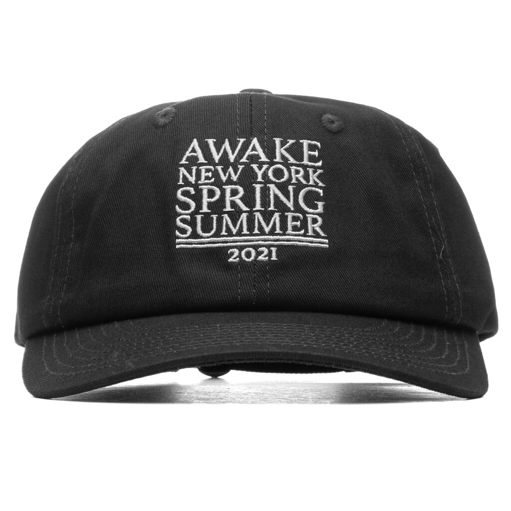 6 Panel Hat - Black