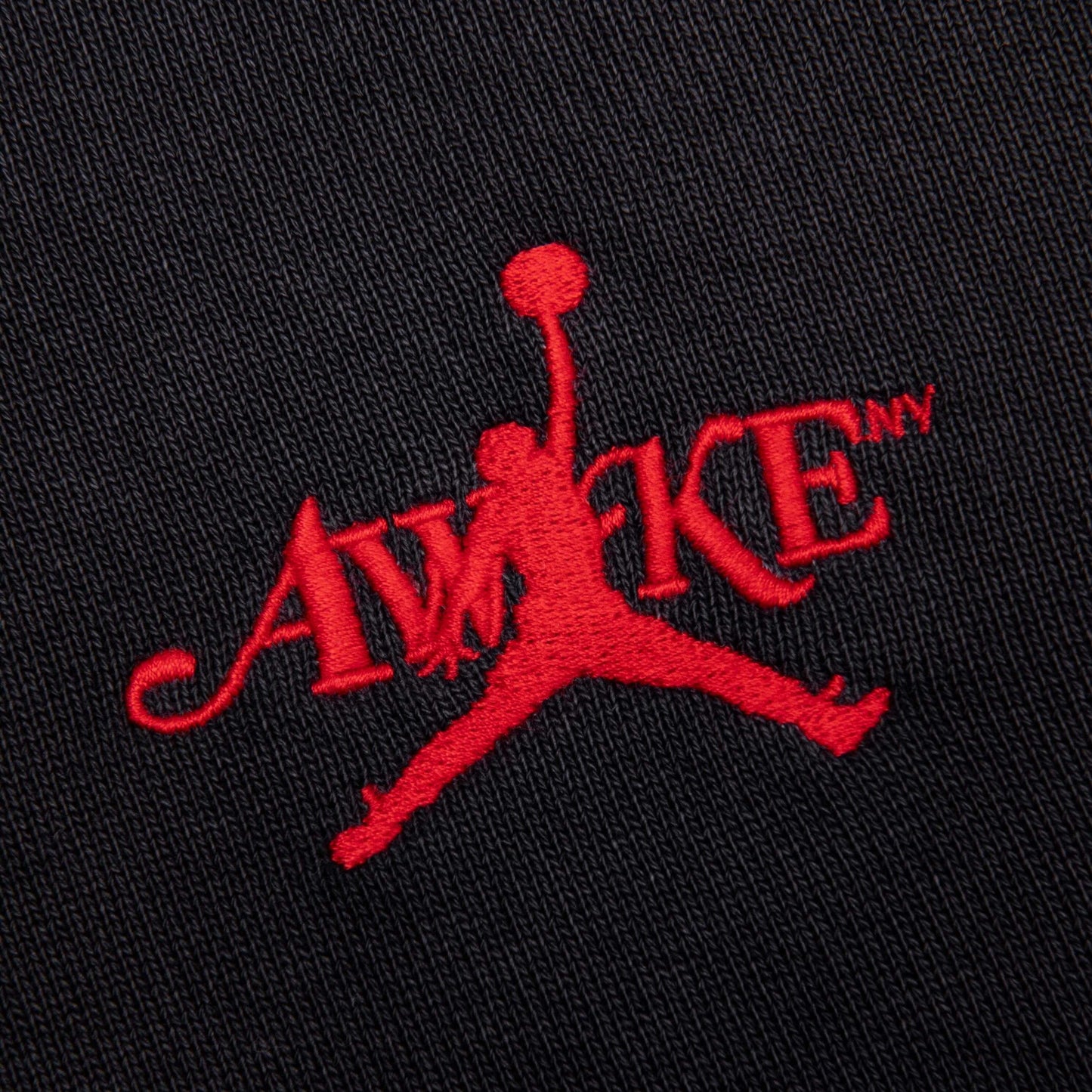 Awake NY x Jordan Fleece Hoodie - Black/Sail/University Red