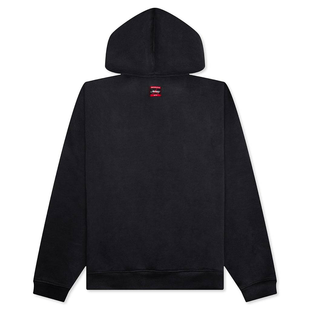 Awake NY x Jordan Fleece Hoodie - Black/Sail/University Red