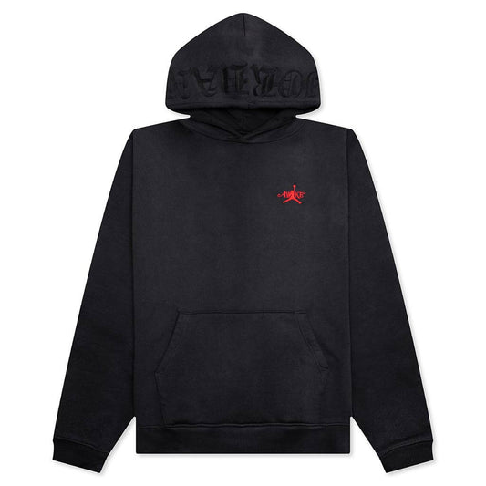 Awake NY x Jordan Fleece Hoodie - Black/Sail/University Red