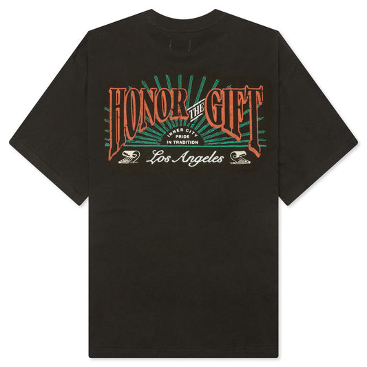 B-Summer HTG Cigar Label Short Sleeve Tee - Black