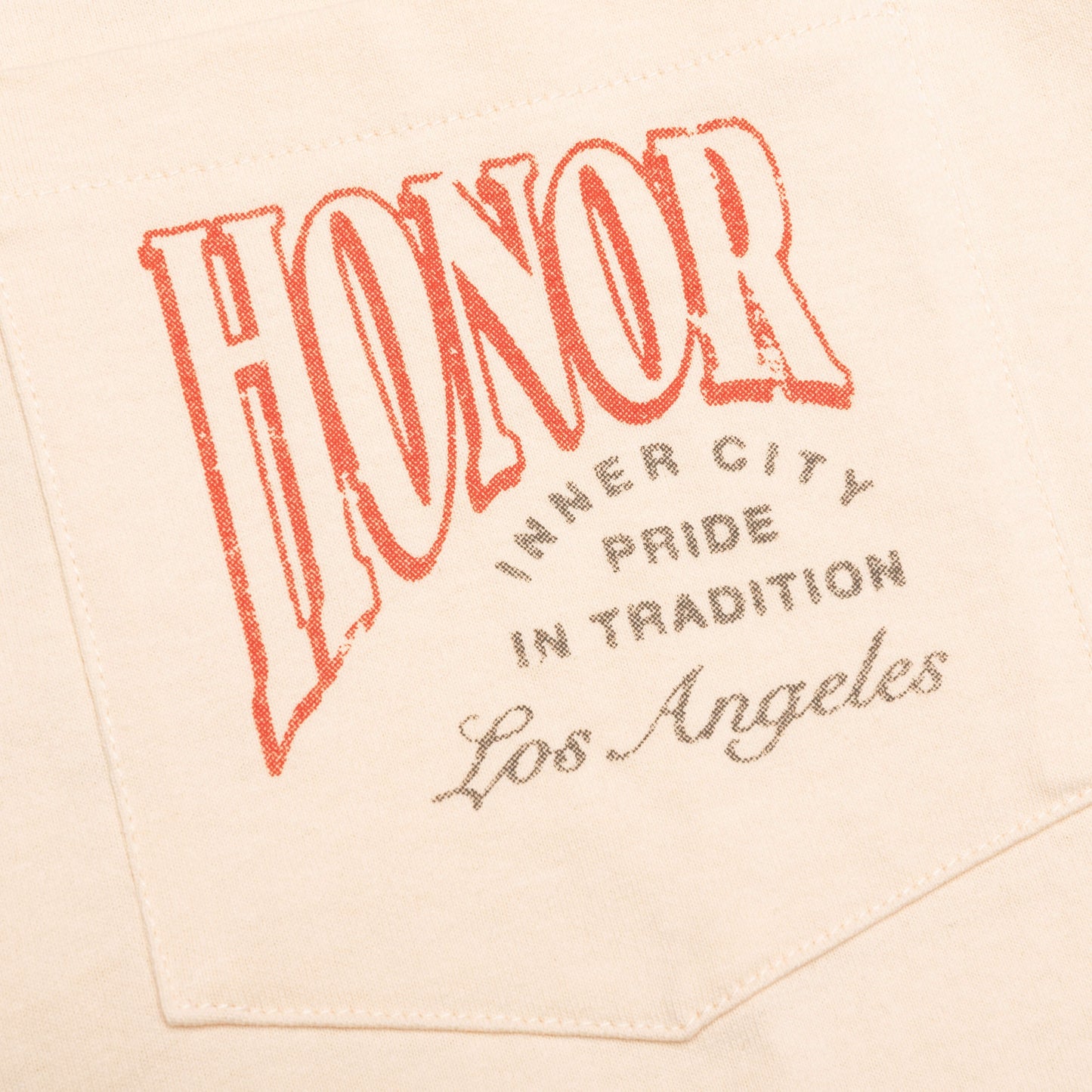B-Summer HTG Cigar Label Short Sleeve Tee - Bone