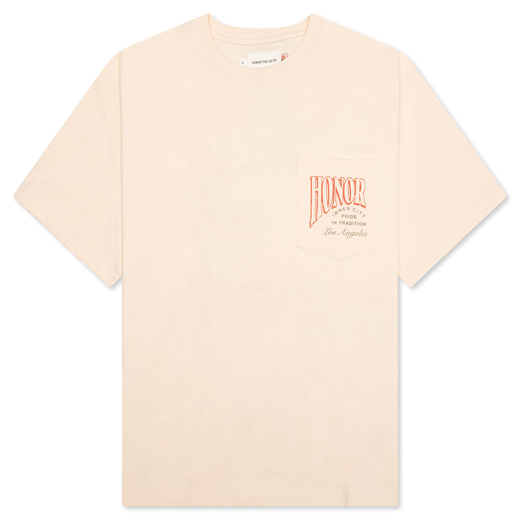 B-Summer HTG Cigar Label Short Sleeve Tee - Bone