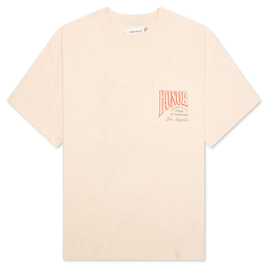 B-Summer HTG Cigar Label Short Sleeve Tee - Bone