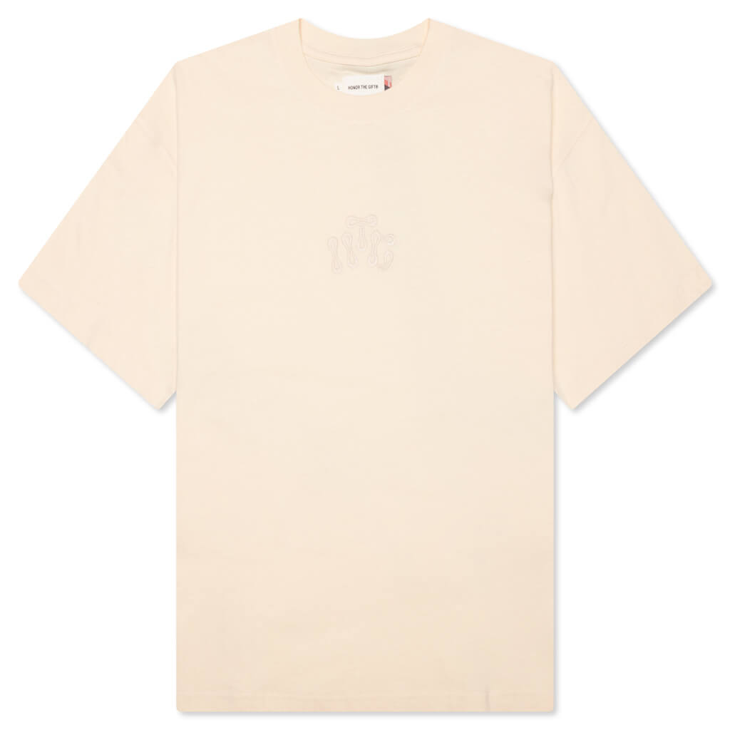 B-Summer HTG Embroidery Logo S/S Tee - Bone