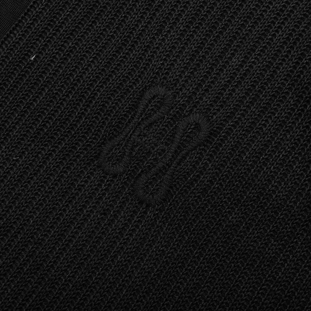 B-Summer Knit Polo Shirt - Black