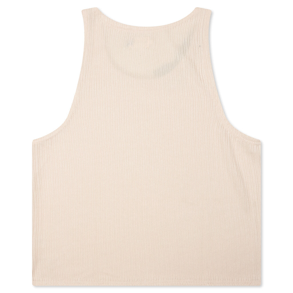 B-Summer Knit Tank Top - Bone