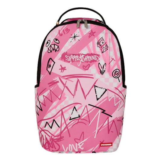 Sprayground Broken Hearts Club Backpack 'Pink' B8672