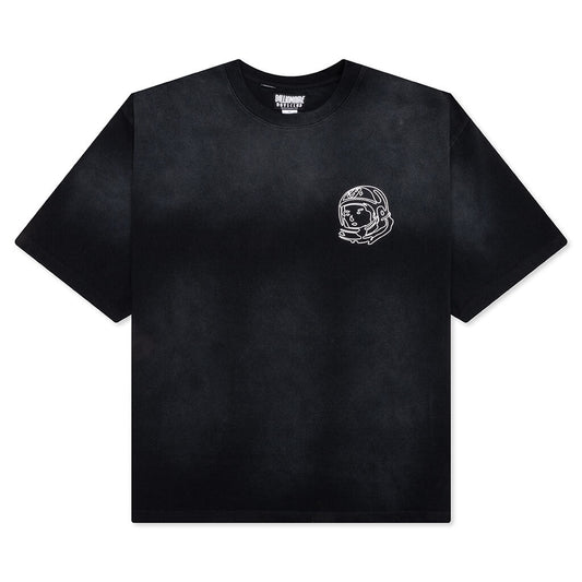 BB Faded Helmet S/S Crop Fit Knit - Black
