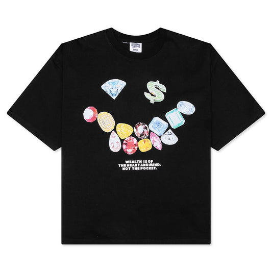 BB Smile S/S Crop Fit Knit - Black