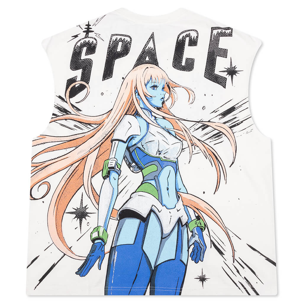 BB Space Sleeveless Knit - White
