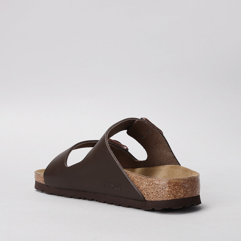 BIRKENSTOCK - ARIZONA 51103 - DK BROWN SMOOTH LEATHER NARROW