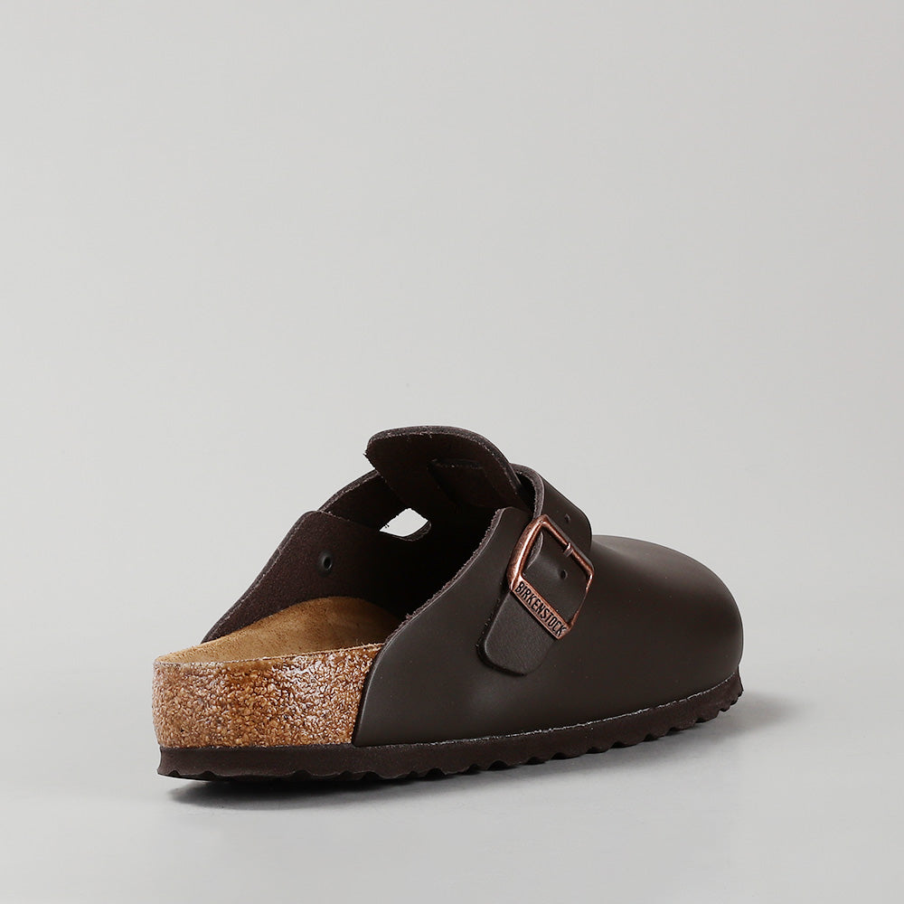 BIRKENSTOCK - BOSTON 60101 - DARK BROWN SMOOTH LEATHER