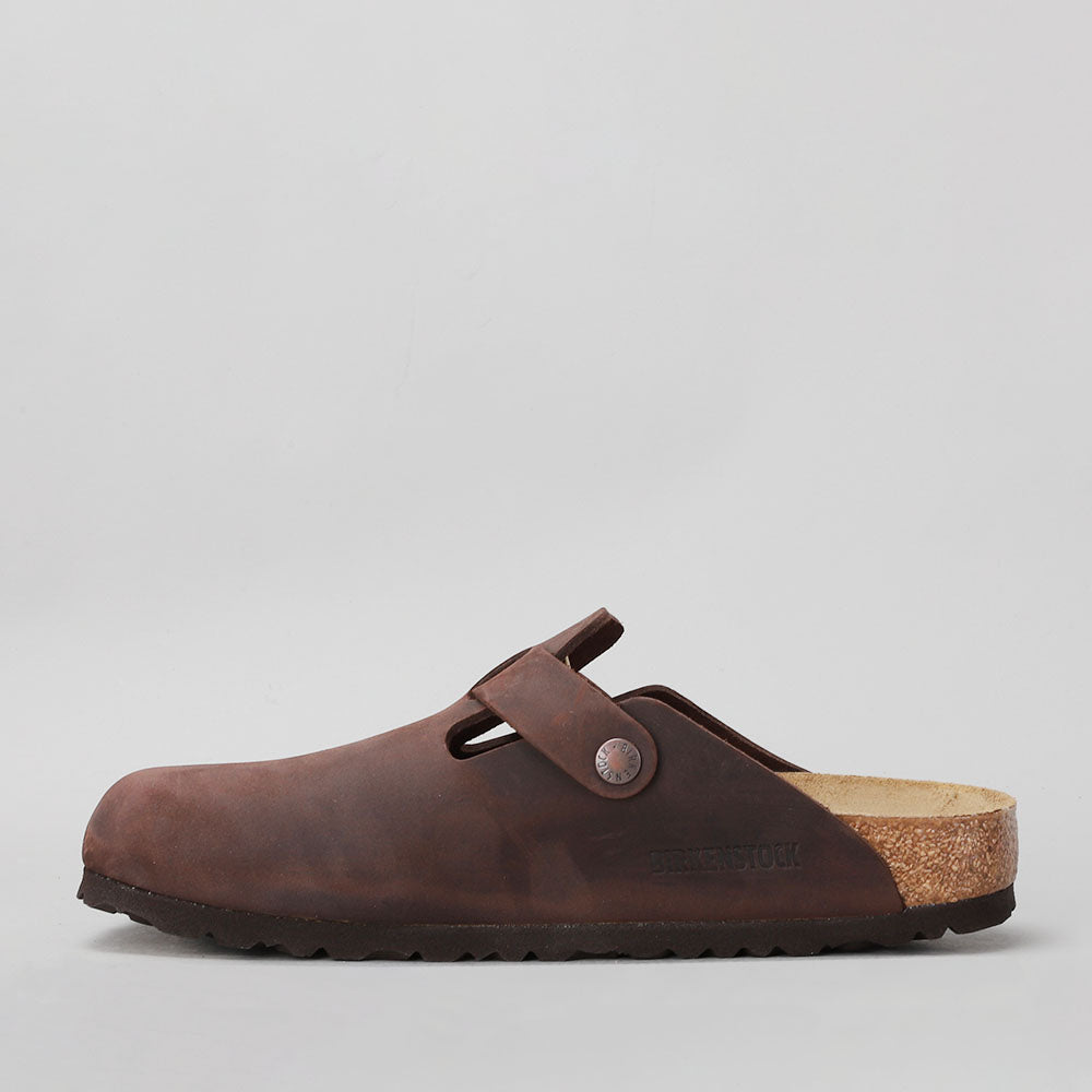 BIRKENSTOCK - BOSTON CLOGS 860133 - HABANA OILED LEATHER - NARROW FIT