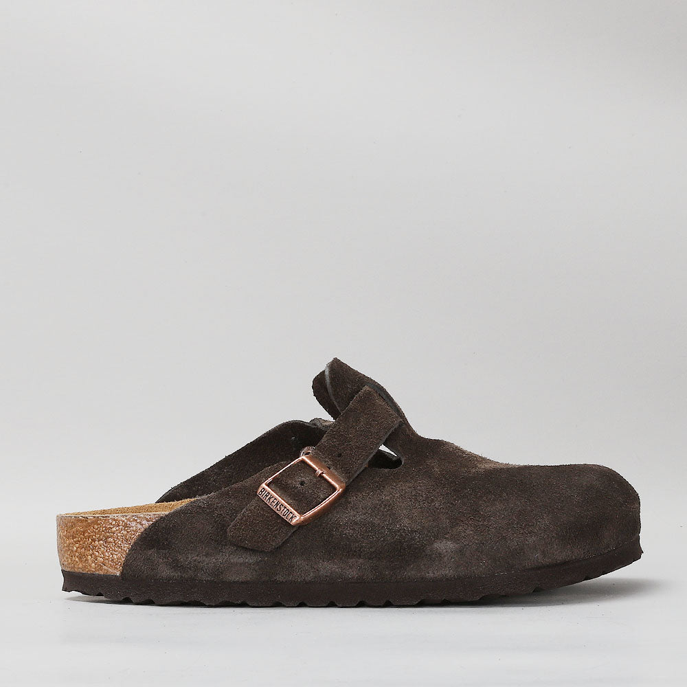 BIRKENSTOCK - BOSTON CLOGS - MOCCA SUEDE