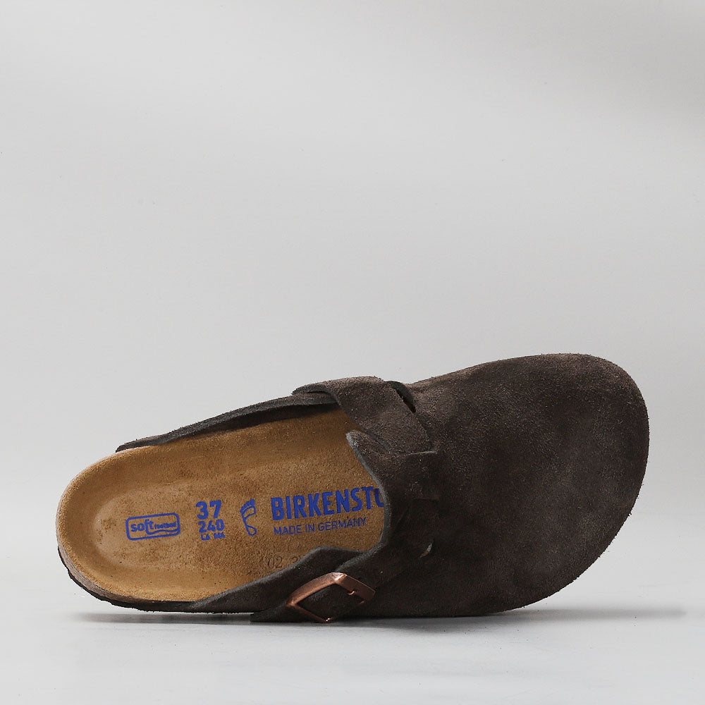 BIRKENSTOCK - BOSTON CLOGS - MOCCA SUEDE