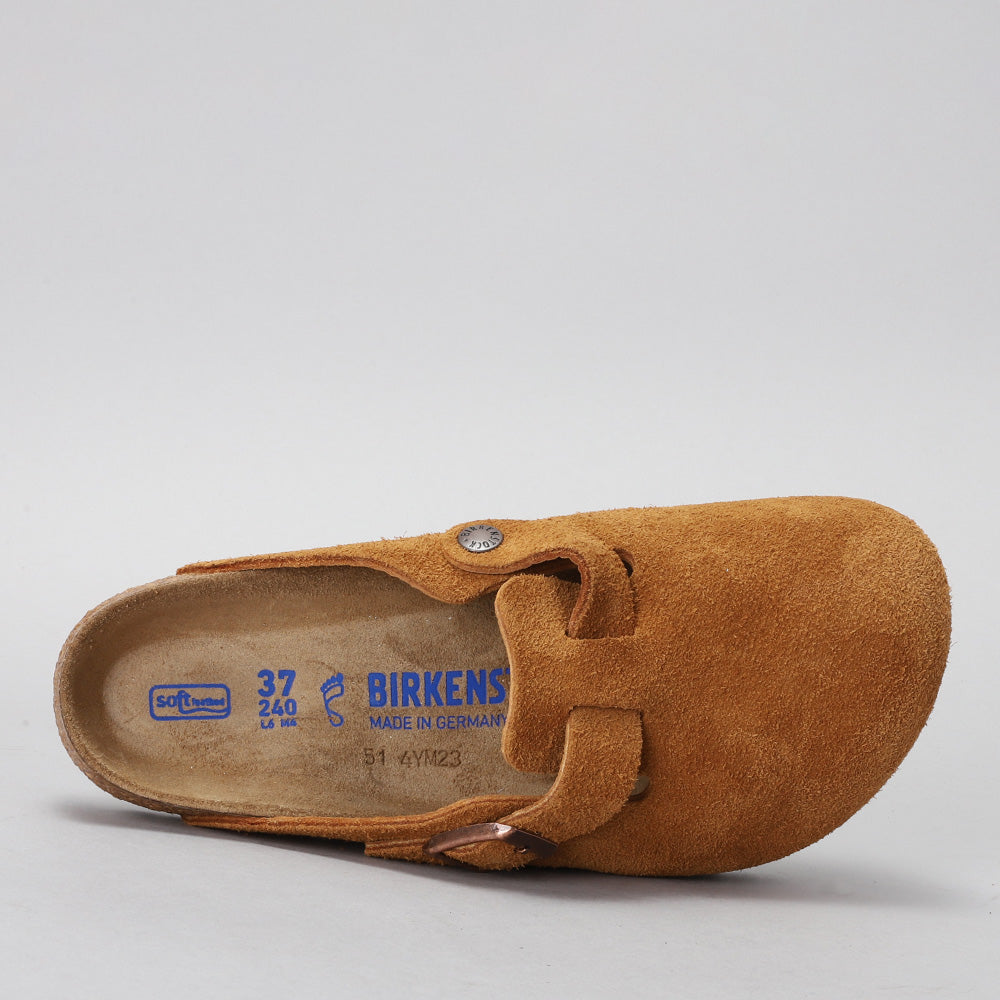 BIRKENSTOCK - BOSTON 1009542 - SFB MINK SUEDE LEATHER