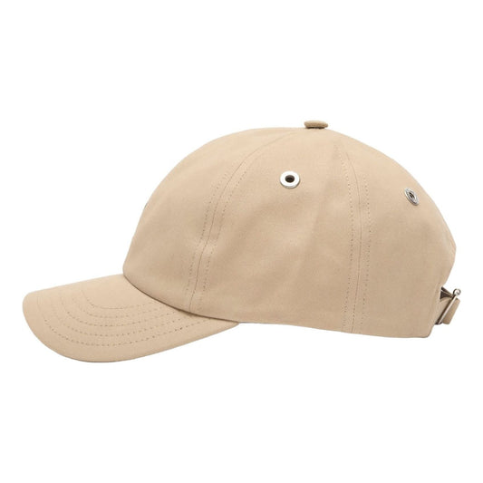AMI PARIS SS26 Black Ami De Coeur Embroidery Cap 'Beige' UCP265-AW0041-A036