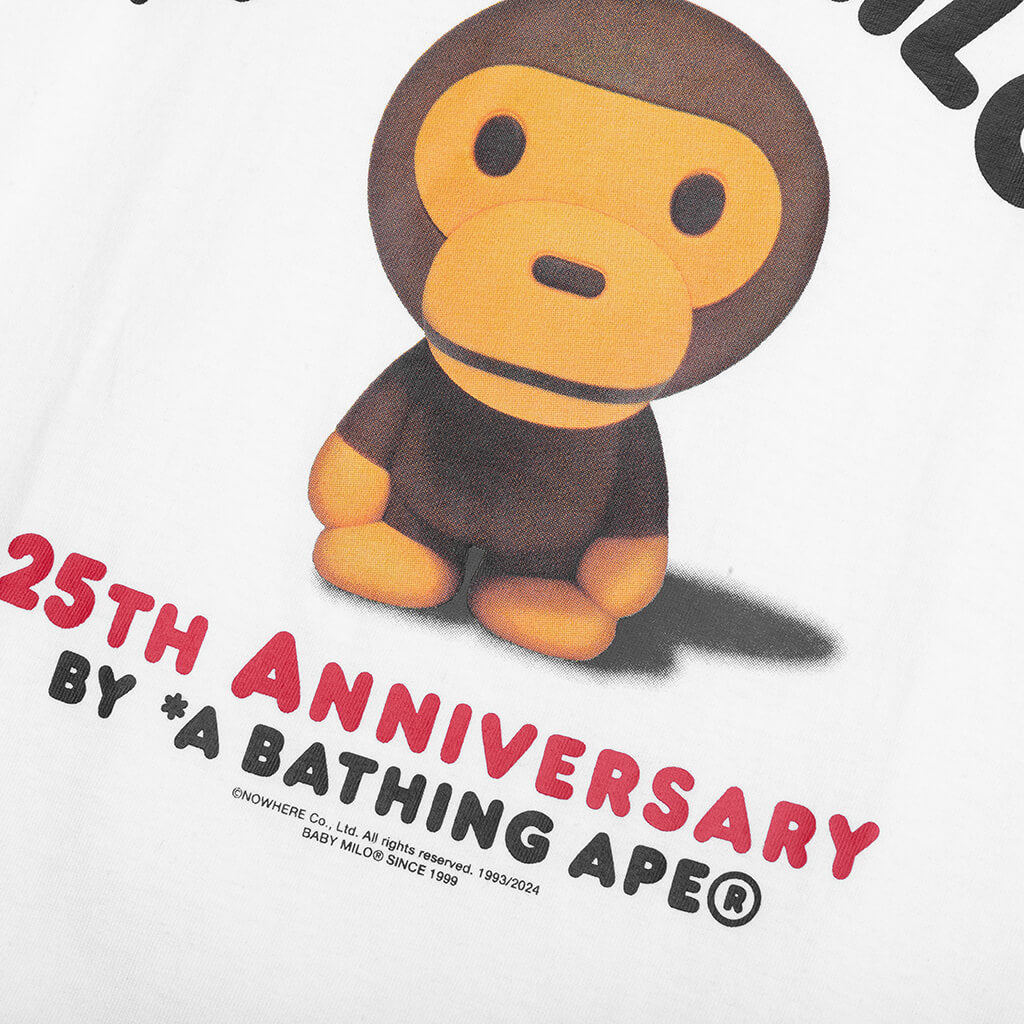 Baby Milo 25th Anniversary Photo Tee - White