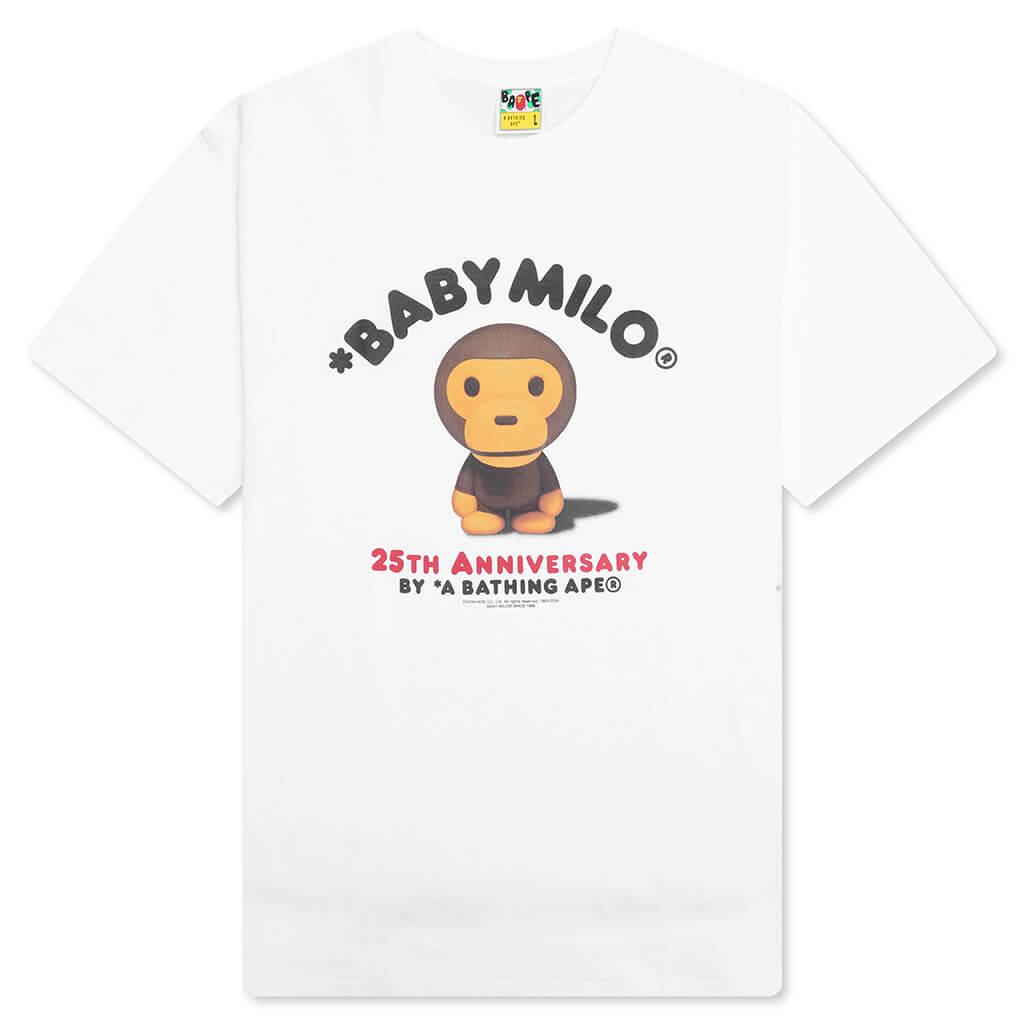 Baby Milo 25th Anniversary Photo Tee - White