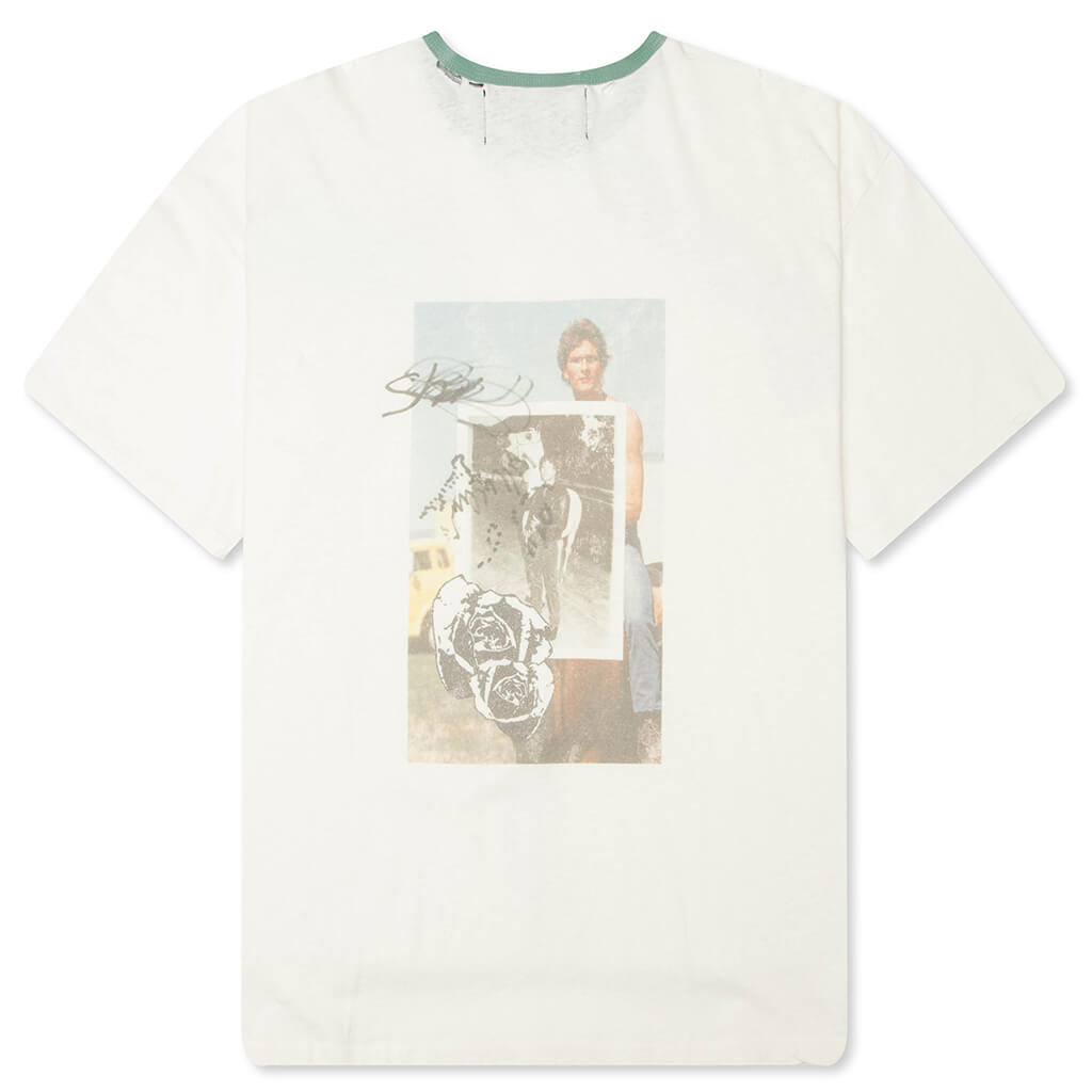 Back To Life Ringer Tee - White