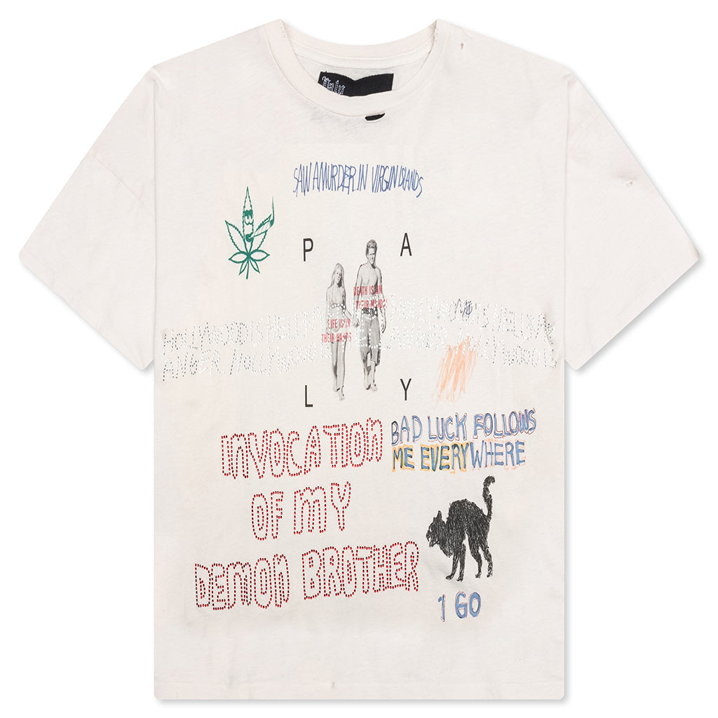 Bad Luck Tee - Vintage White