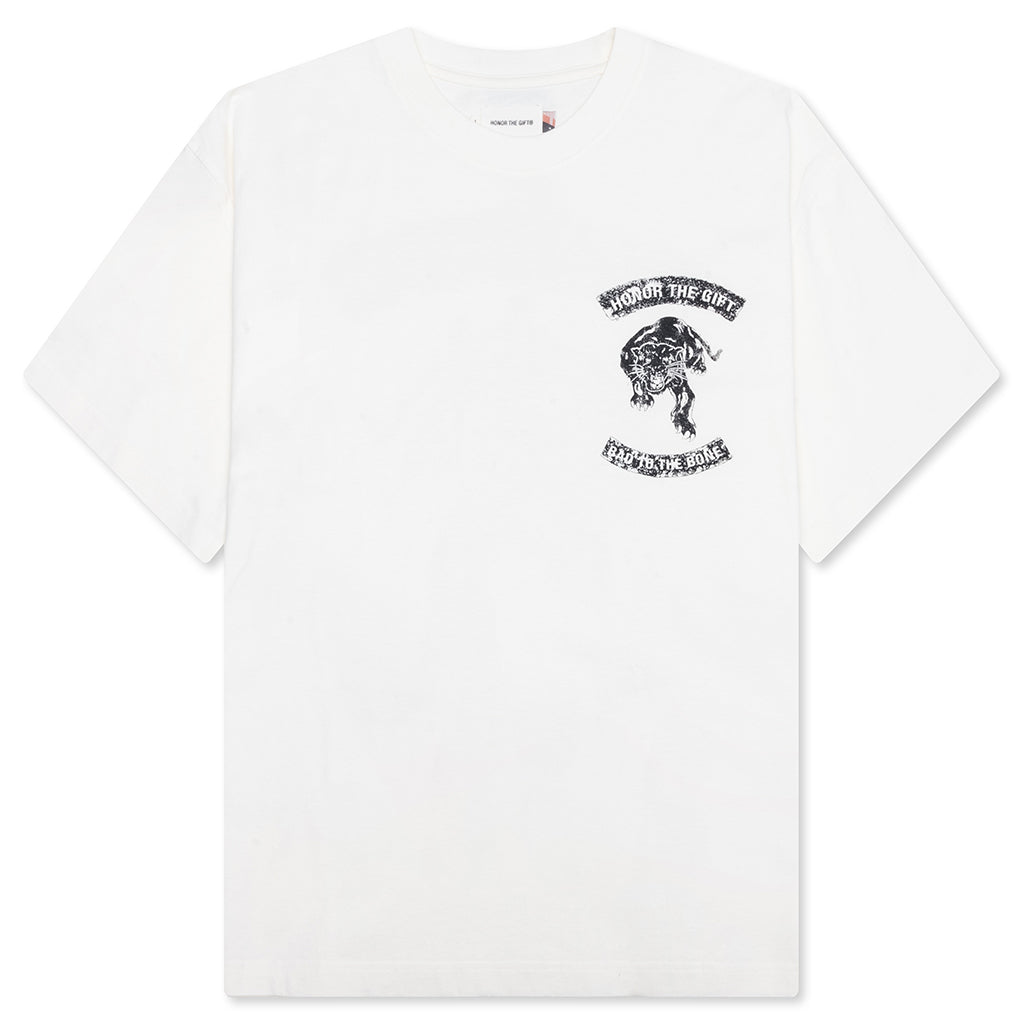 Bad To The Bone Tee - White