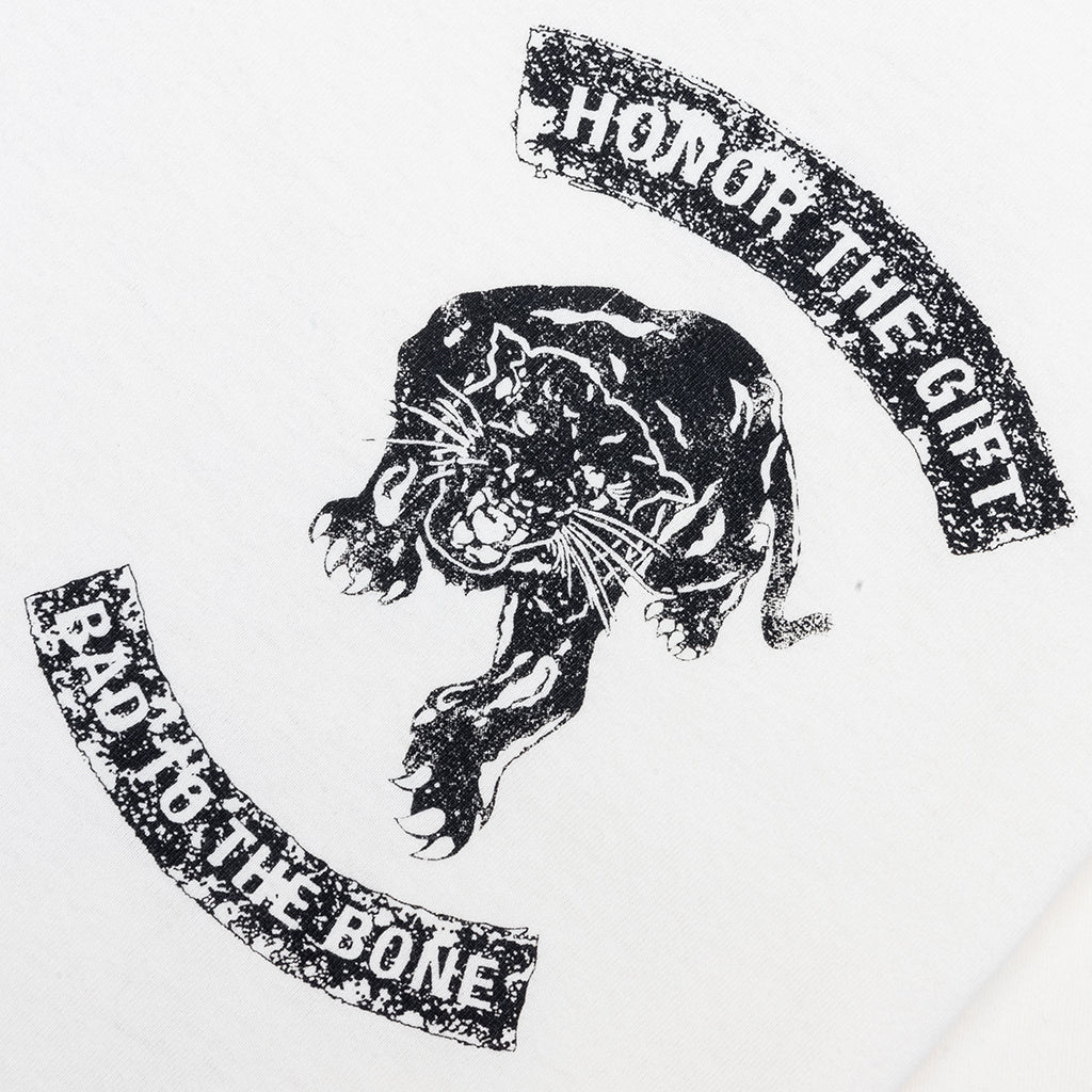 Bad To The Bone Tee - White