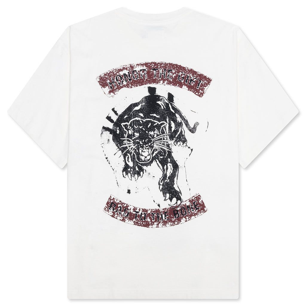 Bad To The Bone Tee - White