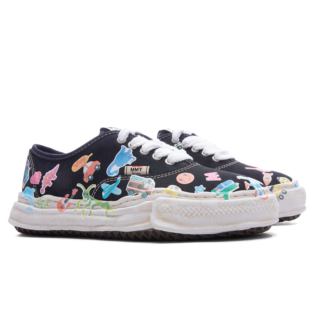 Baker Low OG Sole Canvas Stickers Print - Black