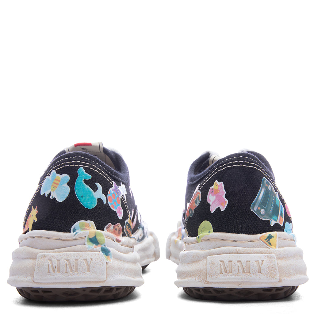 Baker Low OG Sole Canvas Stickers Print - Black