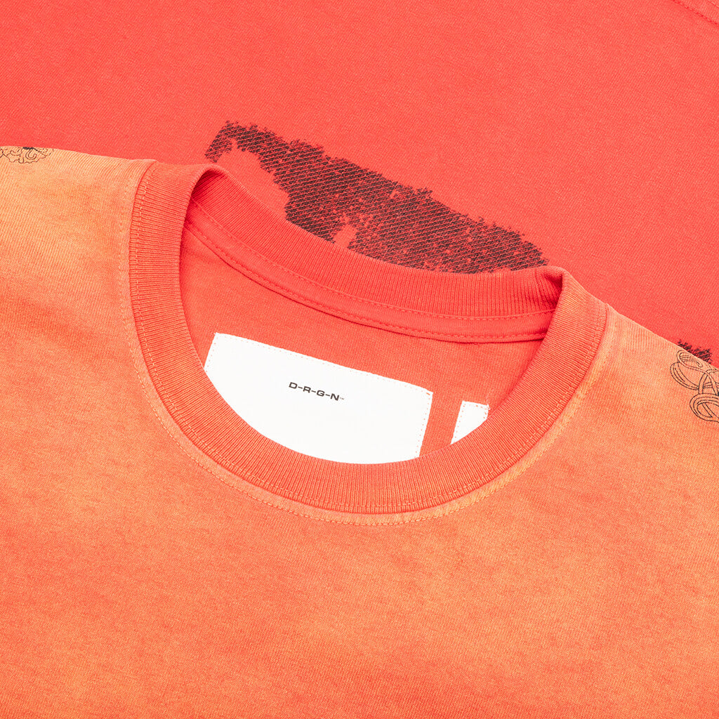 Balance L/S Tee - Bleached Orange