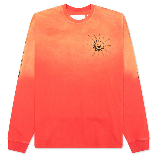 Balance L/S Tee - Bleached Orange