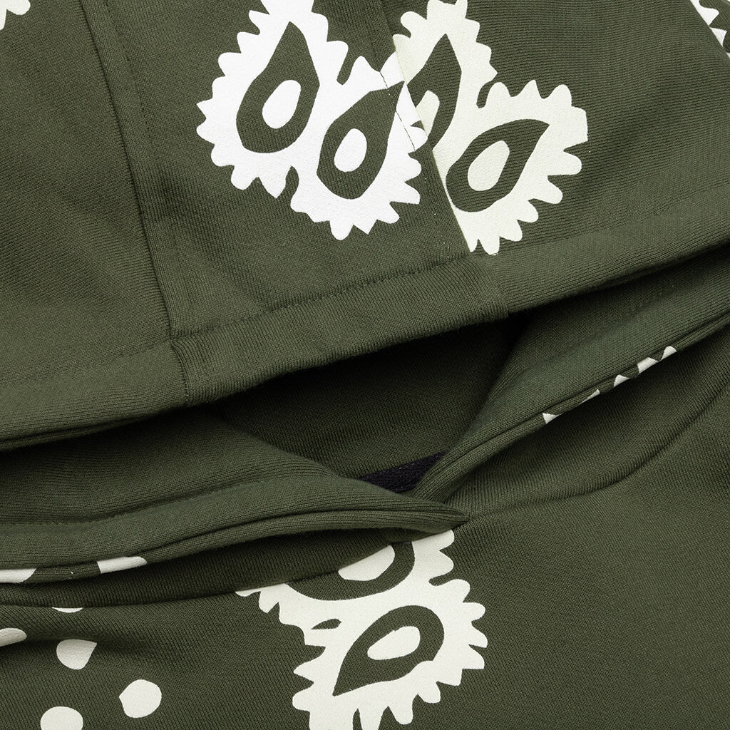 Bandana Hoodie - Olive