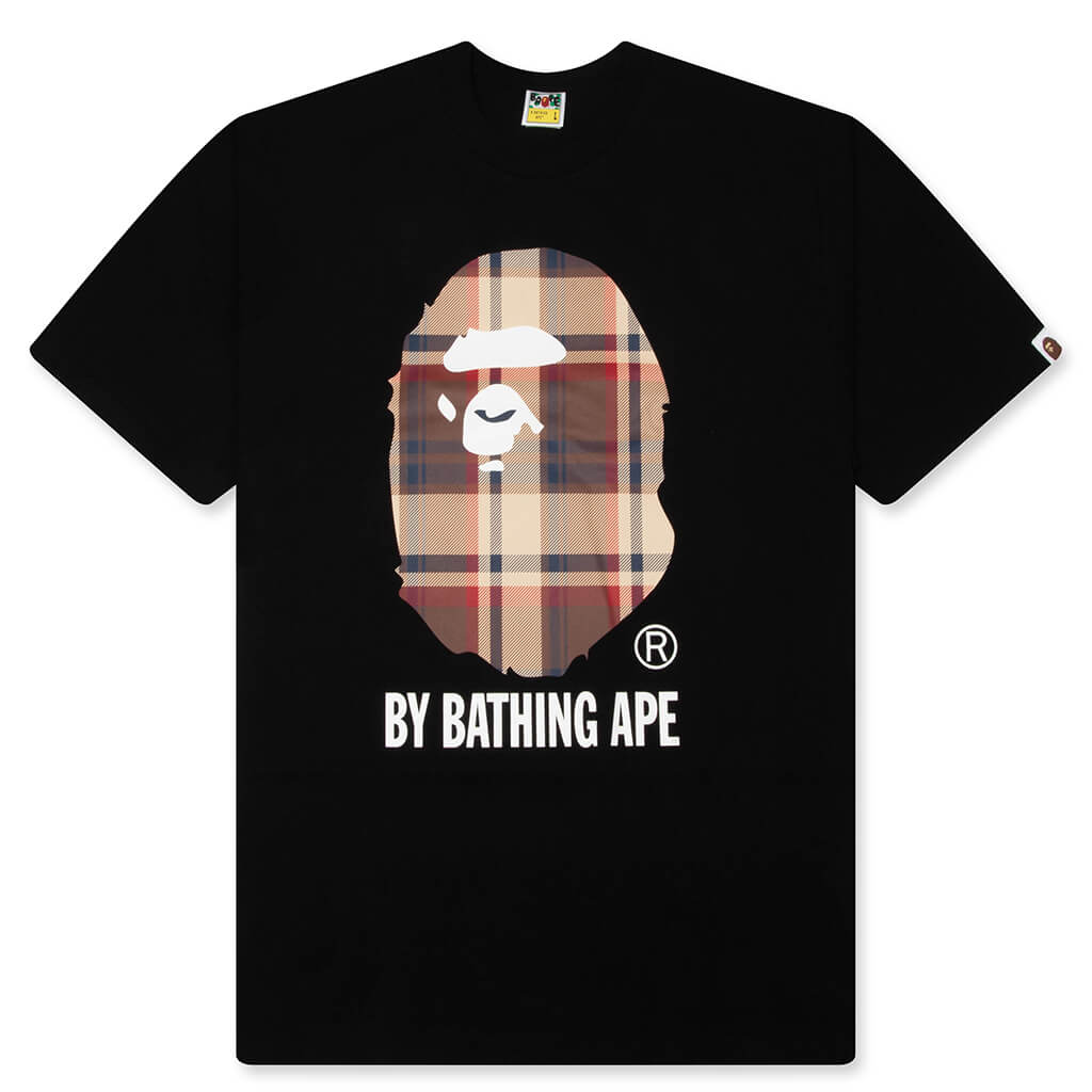 BAPE Check By Bathing Ape Tee - Black/Red