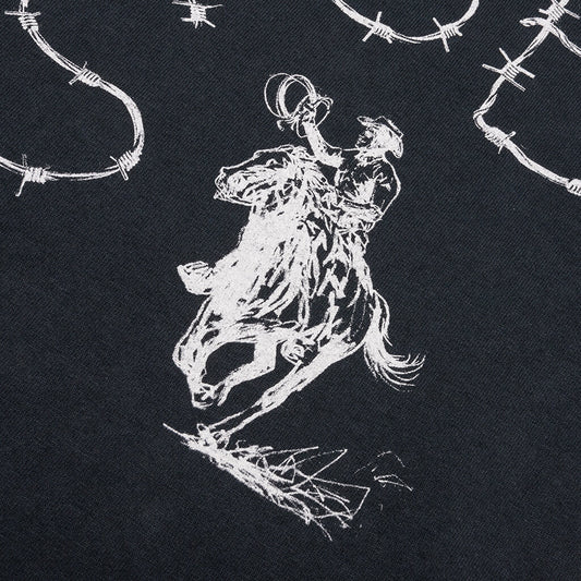 Barbed T-Shirt - Hard Washed Black
