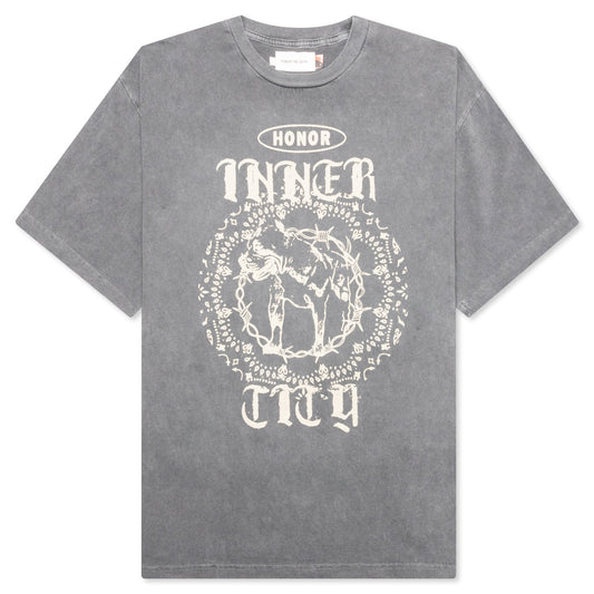 Barbed Wire Pitbull S/S Tee - Dark Grey