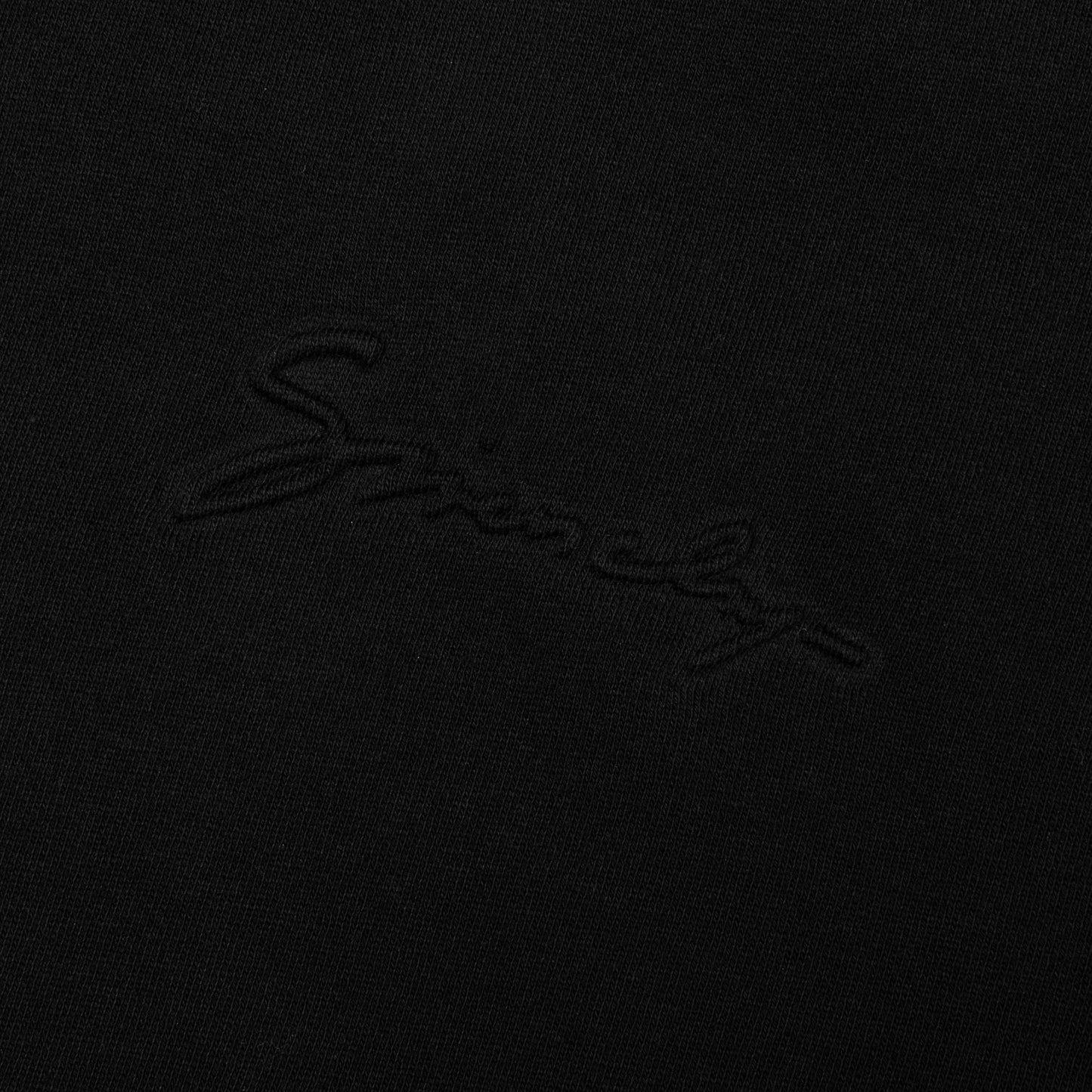 Baroque Embossing Hoodie - Black