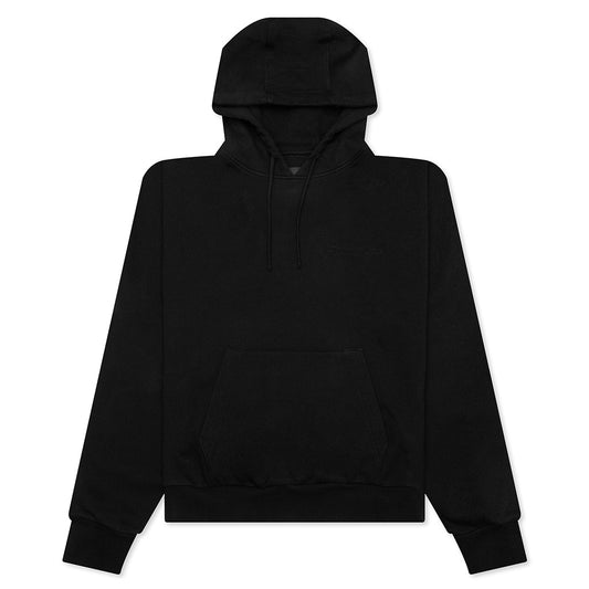 Baroque Embossing Hoodie - Black