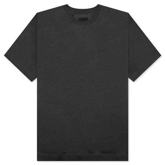 Baroque Print S/S T-Shirt - Charcoal