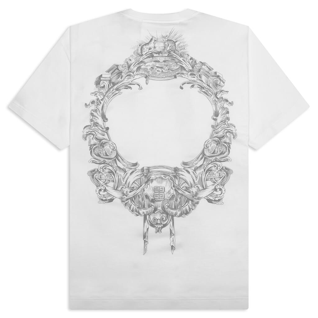 Baroque Print S/S T-Shirt - White
