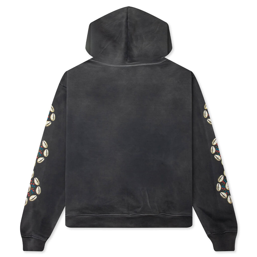 Barriers Cowrie Shell Hoodie - Vintage Black
