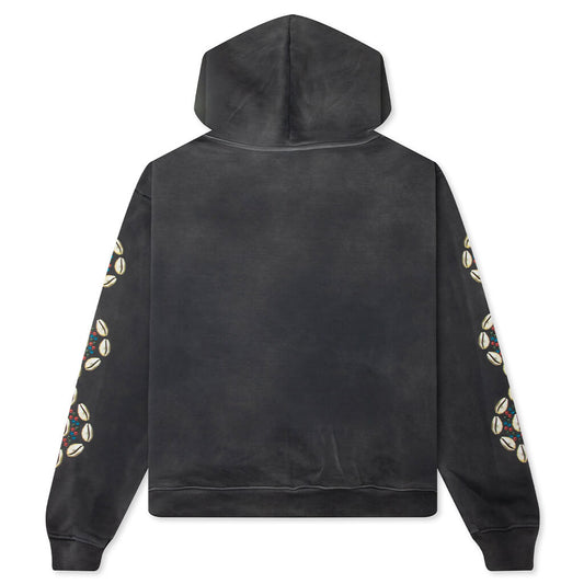 Barriers Cowrie Shell Hoodie - Vintage Black