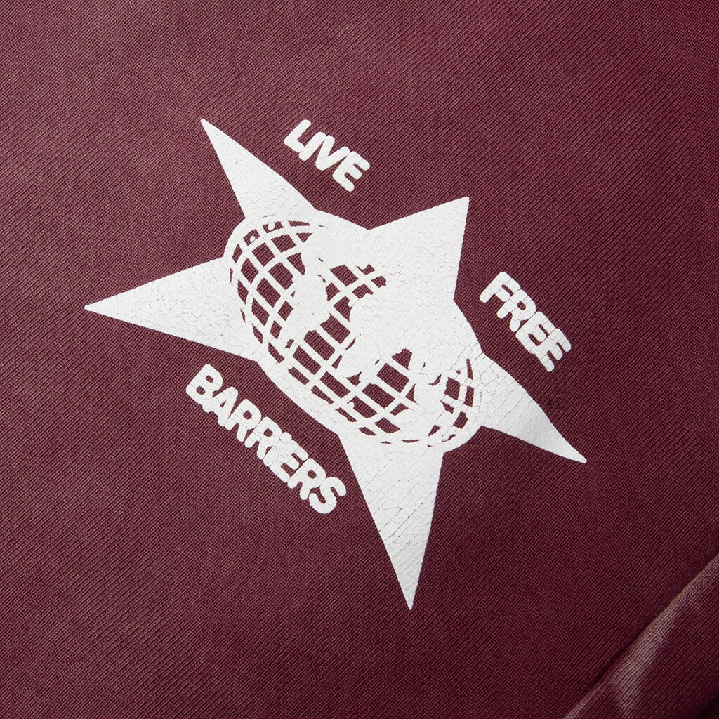 Barriers Cowrie Shell Sweatpant - Maroon