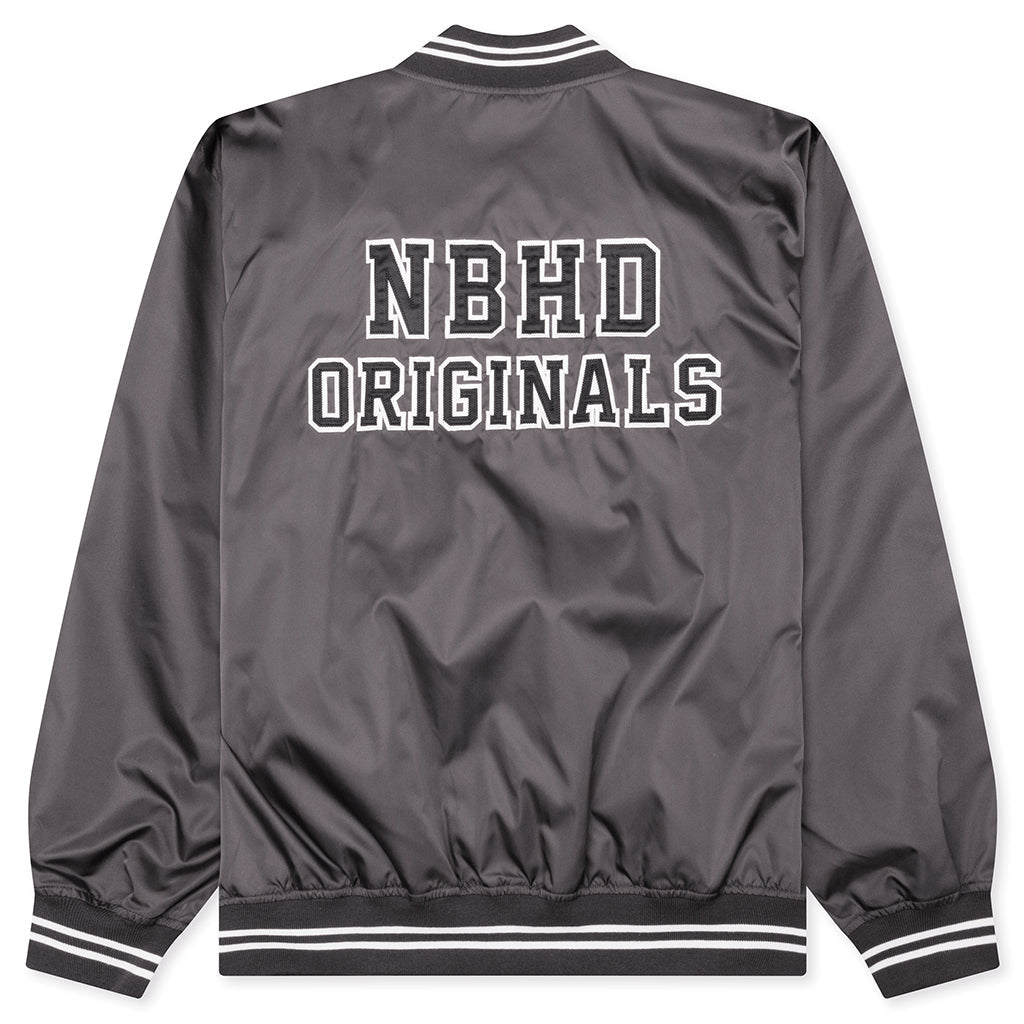 Baseball Jacket - Charcoal